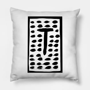 The letter T Pillow