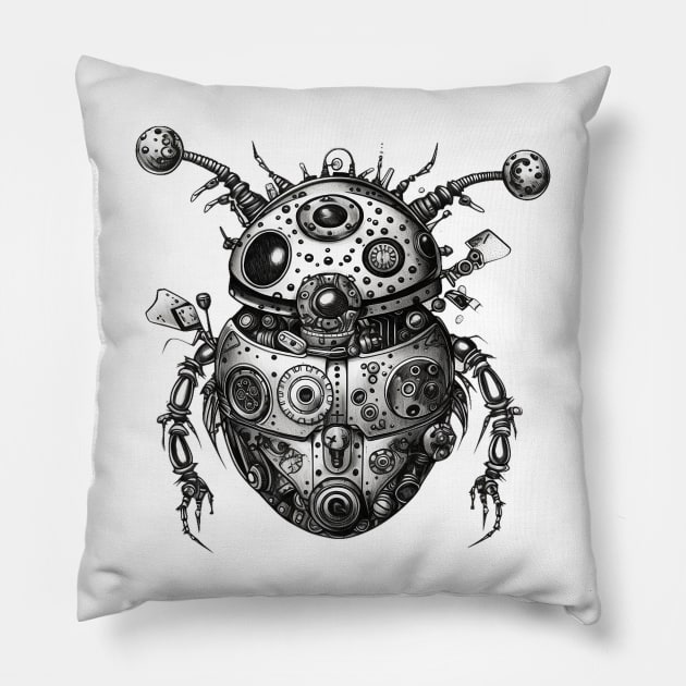 Mechbug drone Pillow by stkUA