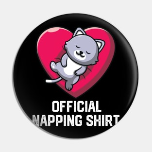 official napping shirt Pin