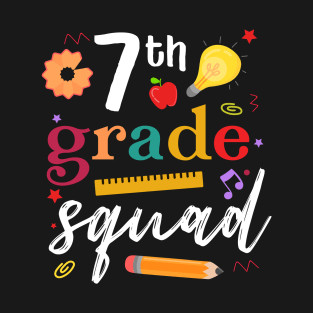 7th Grade Squad Back To School T-Shirt