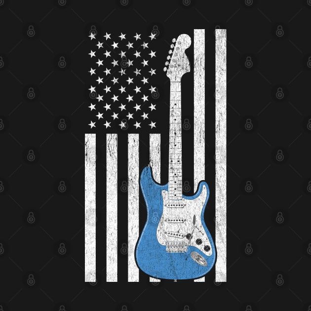 Patriotic Electric Guitar by Vector Deluxe