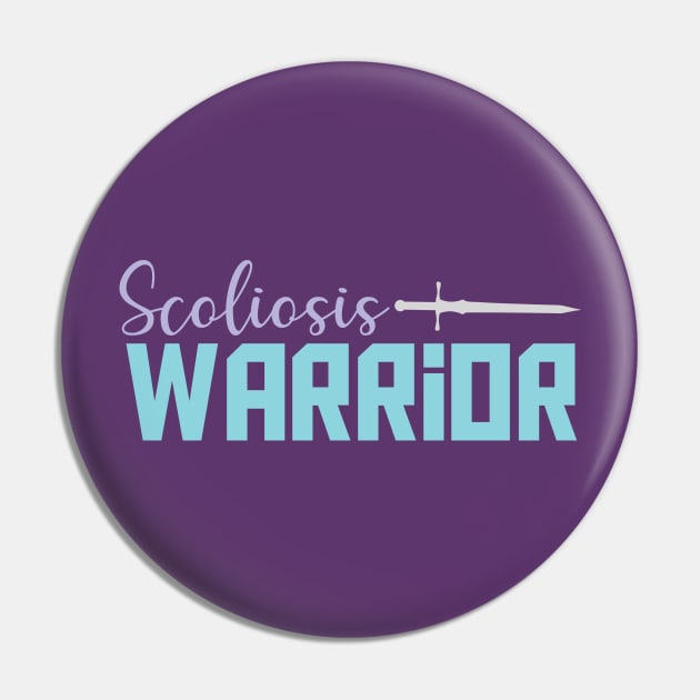 Scoliosis Warrior Pin by Pixel Paragon