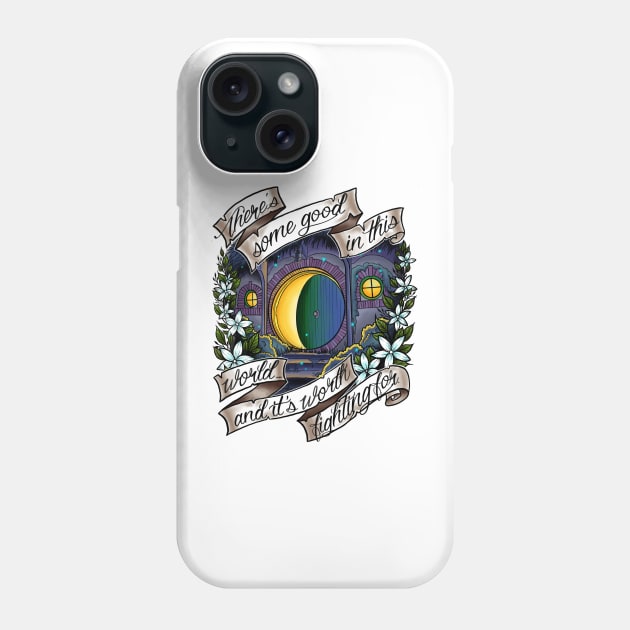 In a Hole in the Ground Phone Case by InfiniteArtwork