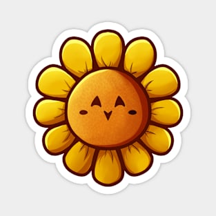 Cute Sunflower Magnet