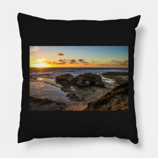 London Bridge, Portsea, Mornington Peninsula, Victoria, Australia Pillow