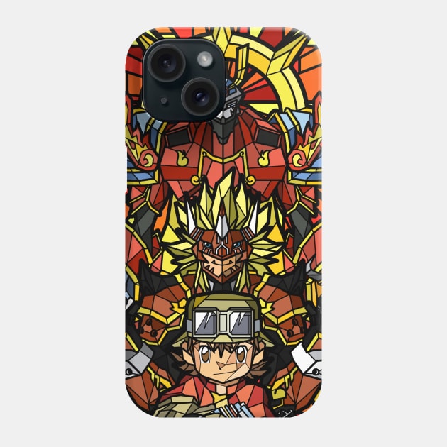 Digistained Glass Takuya Phone Case by NightGlimmer