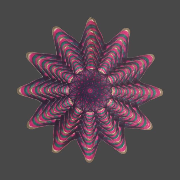 Spirograph Brilliant Kaleidoscope Pattern Stacked by Travelling_Alle