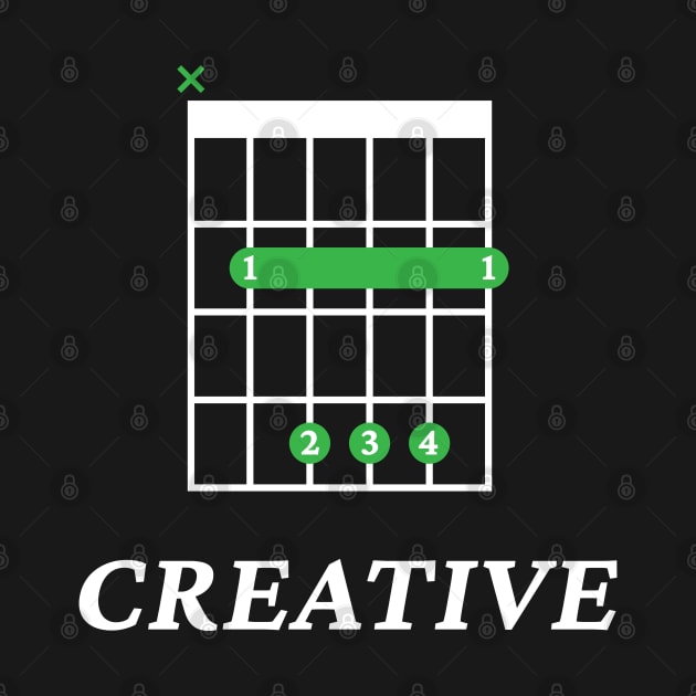 B Creative B Guitar Chord Tab Dark Theme by nightsworthy