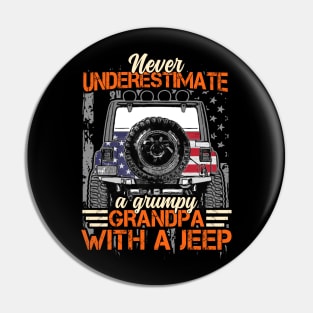 Jeep Grandpa Quotes Pin