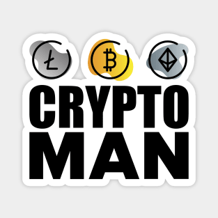 Crypto Man Magnet