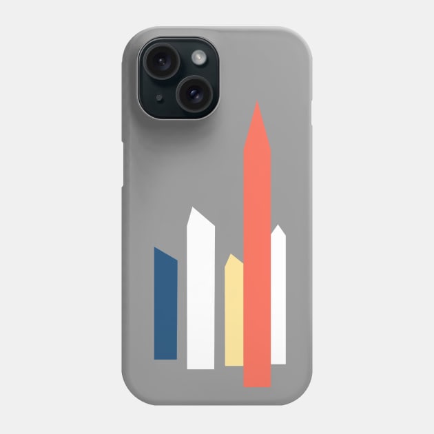 the satellite towers in mexico the architecture of barragan Phone Case by jorge_lebeau