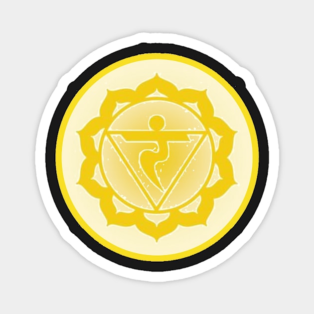 Willpower and confidence are mine Solar-Plexus Chakra- Pink Magnet by EarthSoul