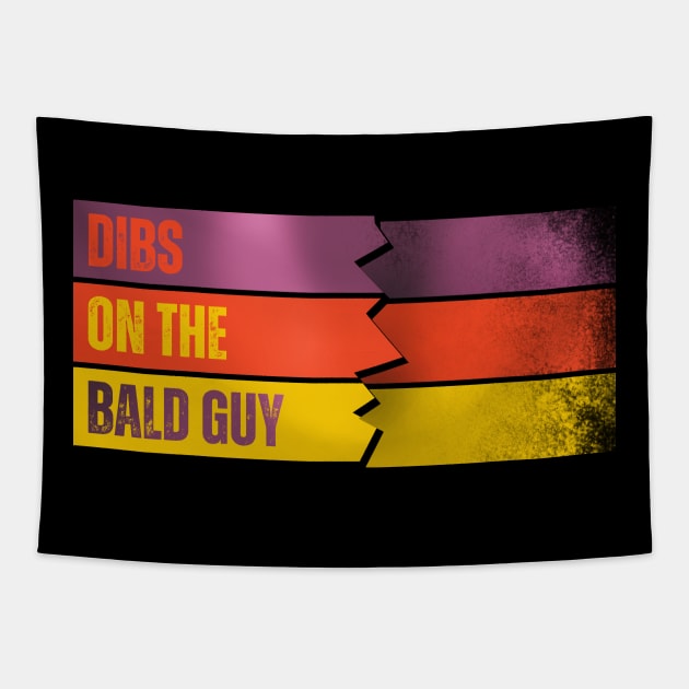 dibs on the bald guy Tapestry by Horisondesignz