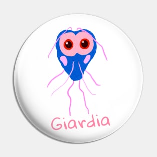 Giardia Cute Microbes Adorable Bacteria Pin