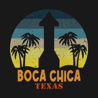 Boca Chica Texas - Vintage Boca Chica Beach - Rocket Science T-Shirt