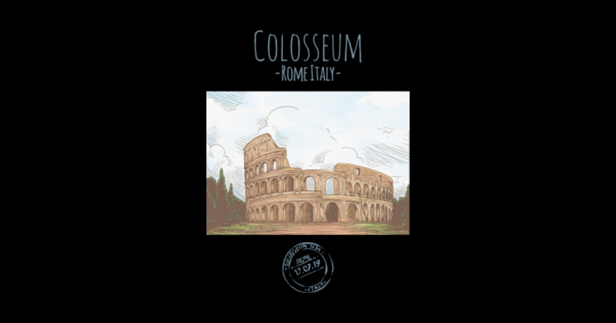 The Colosseum, Rome Italy. Italian landscapes. Colosseum TShirt