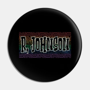 LGBTQ PATTERN AMERICA MENTOR JOHNSON Pin