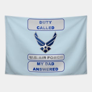 DutyCalledAirForce Dad Tapestry