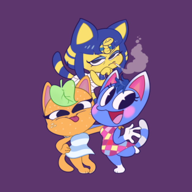 Animal Crossing Cats Animal Crossing Characters TShirt TeePublic