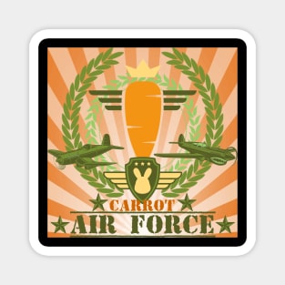 Carrot Air Force Magnet