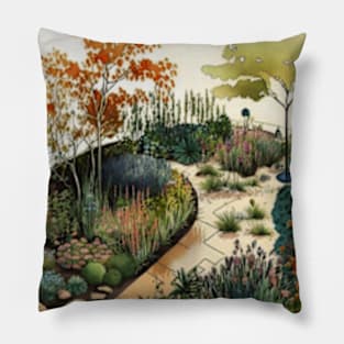 Beautiful Wildflowers garden Pillow