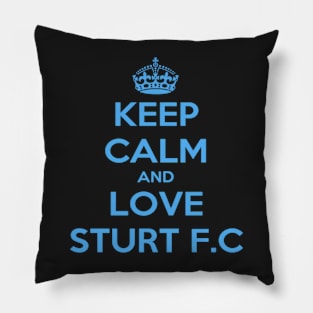 Keep calm and love sturt fc | AFL footy Pillow