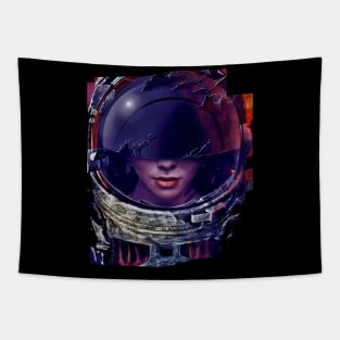 Space Woman Tapestry