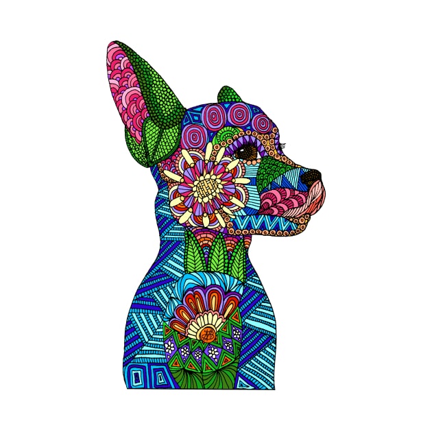 Folk Art Puppy by ArtLovePassion