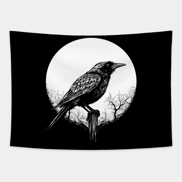 Raven Tapestry by Yopi