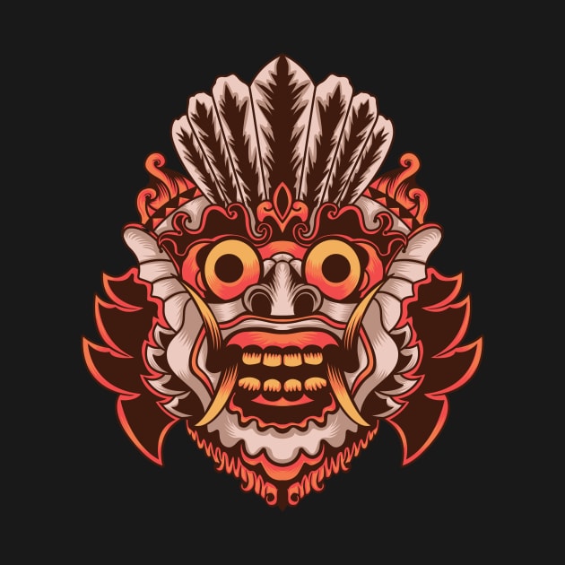 Bali Barong Monster Mask by SLAG_Creative