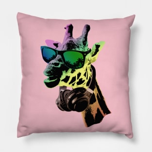 Cool Giraffe DJ Pillow