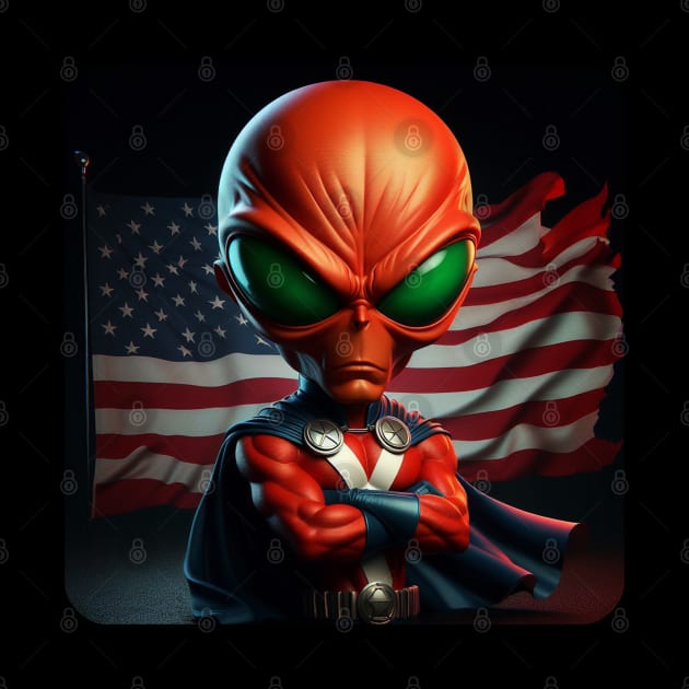 Martian Alien Caricature #6 by The Black Panther