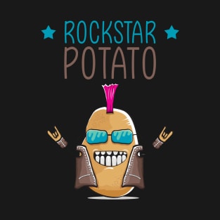 Punk Rock Star Potato T-Shirt