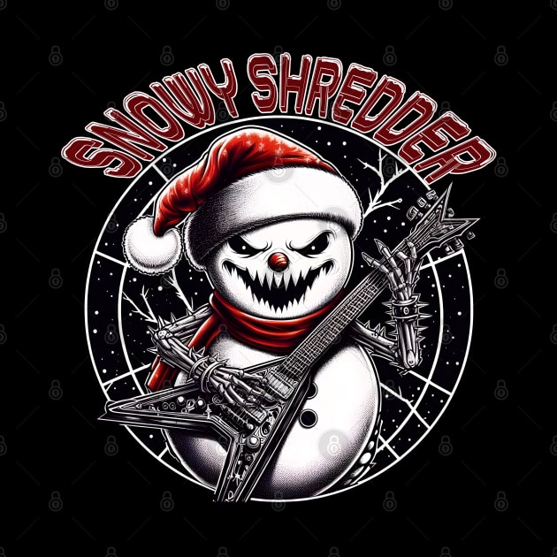 Creepy and Metalhead Christmas Snowman by MetalByte