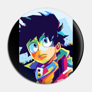 Anime Sad Pop Art Pin