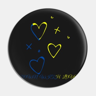 Pretty Down With Love World Down Syndrome Awareness Day Pin