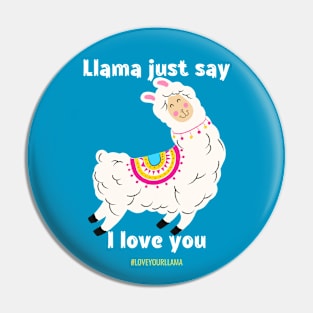 Llama Alpaca Lover Pin