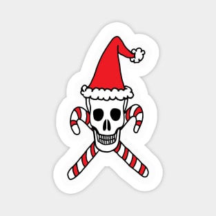 Christmas Skull Magnet