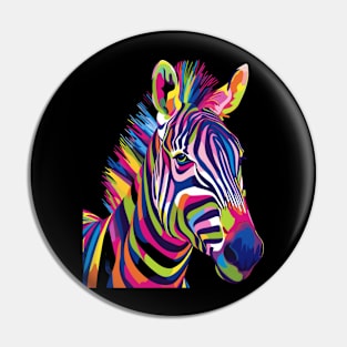 Zebra Majestic Manes Pin