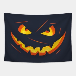 Pumpkin eye's and mouth halloween costume Tapestry