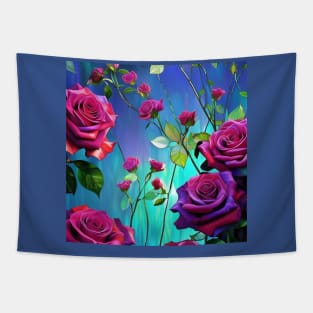 Red Roses Tapestry