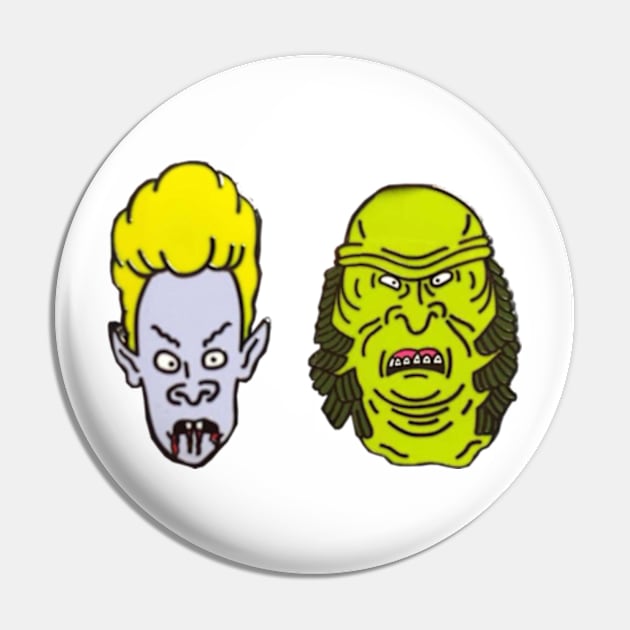 Beavis & Butthead Creatures Pin by everythingbutdc