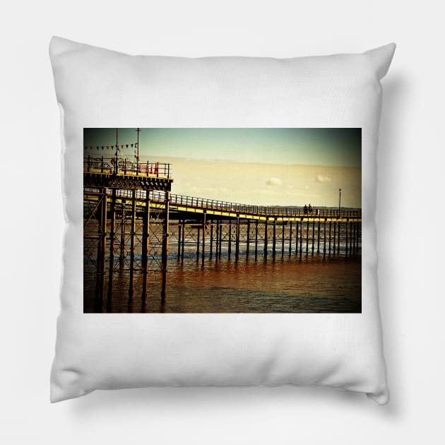 Southend on Sea Pier Essex England Pillow by AndyEvansPhotos