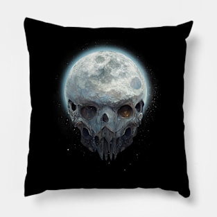 MOON SKULL Pillow