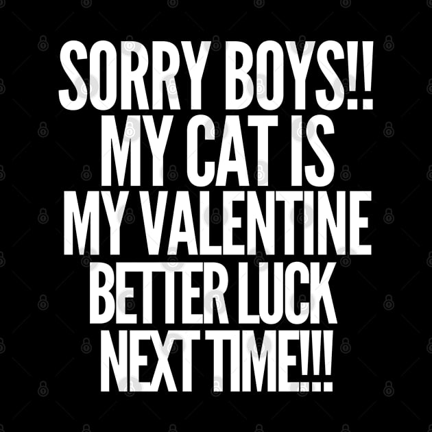 Sorry boys! My cat is my valentine. Better luck next time! by mksjr