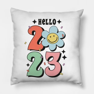 Hello 2023  Cute 2023 new year christmas gift idea Pillow