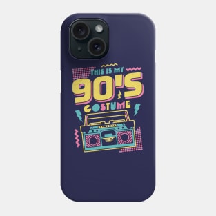 This is My 90s Costume Halloween Nineties Costume Retro Phone Case