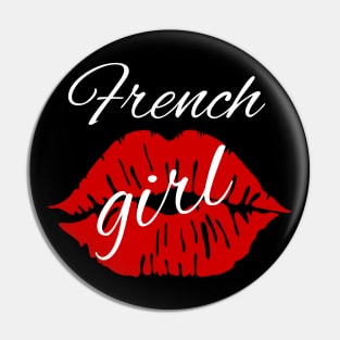 French Girl Pin