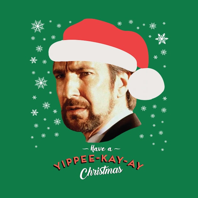 Hans Gruber Have A Yippee Kay Ay Christmas Die Hard by Rebus28