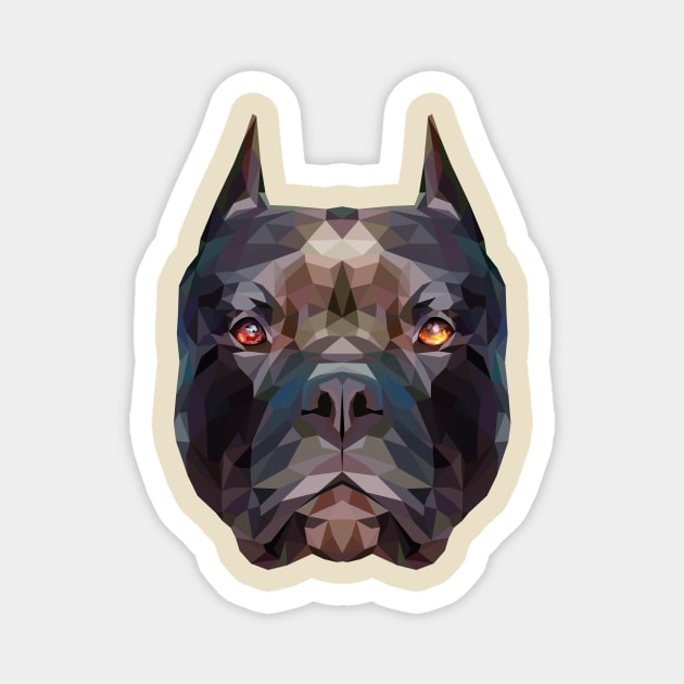 American bully Magnet by DmitryPayvinart